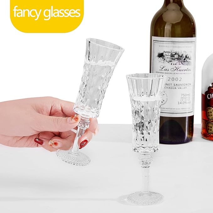 Cordial Glasses with Stem, 1.5oz/45ml, Sherry & Tequila Glasses Set of 6 | Amazon (US)