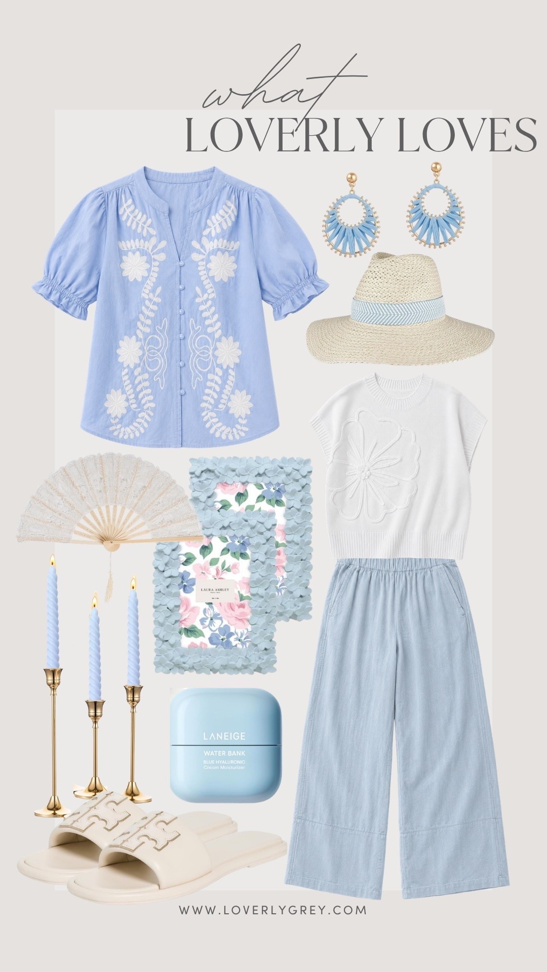 I love these feminine finds! I can’t believe they are from Amazon! Seriously so good and affordable. 

Loverly grey, blue and white, linen blue pants, embroidered blouse, pale blue aesthetic, coastal style

#LTKHome #LTKSeasonal #LTKmomlife