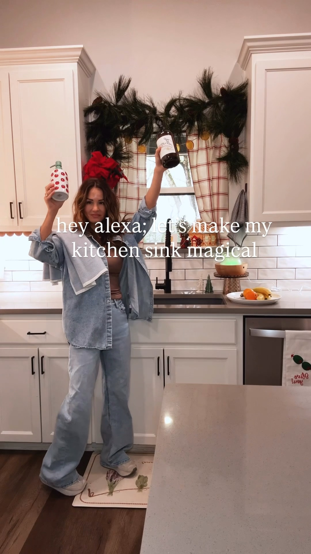 Had so much fun styling my sink, much better now! 

#LTKHome #LTKdayinmylife #LTKHoliday