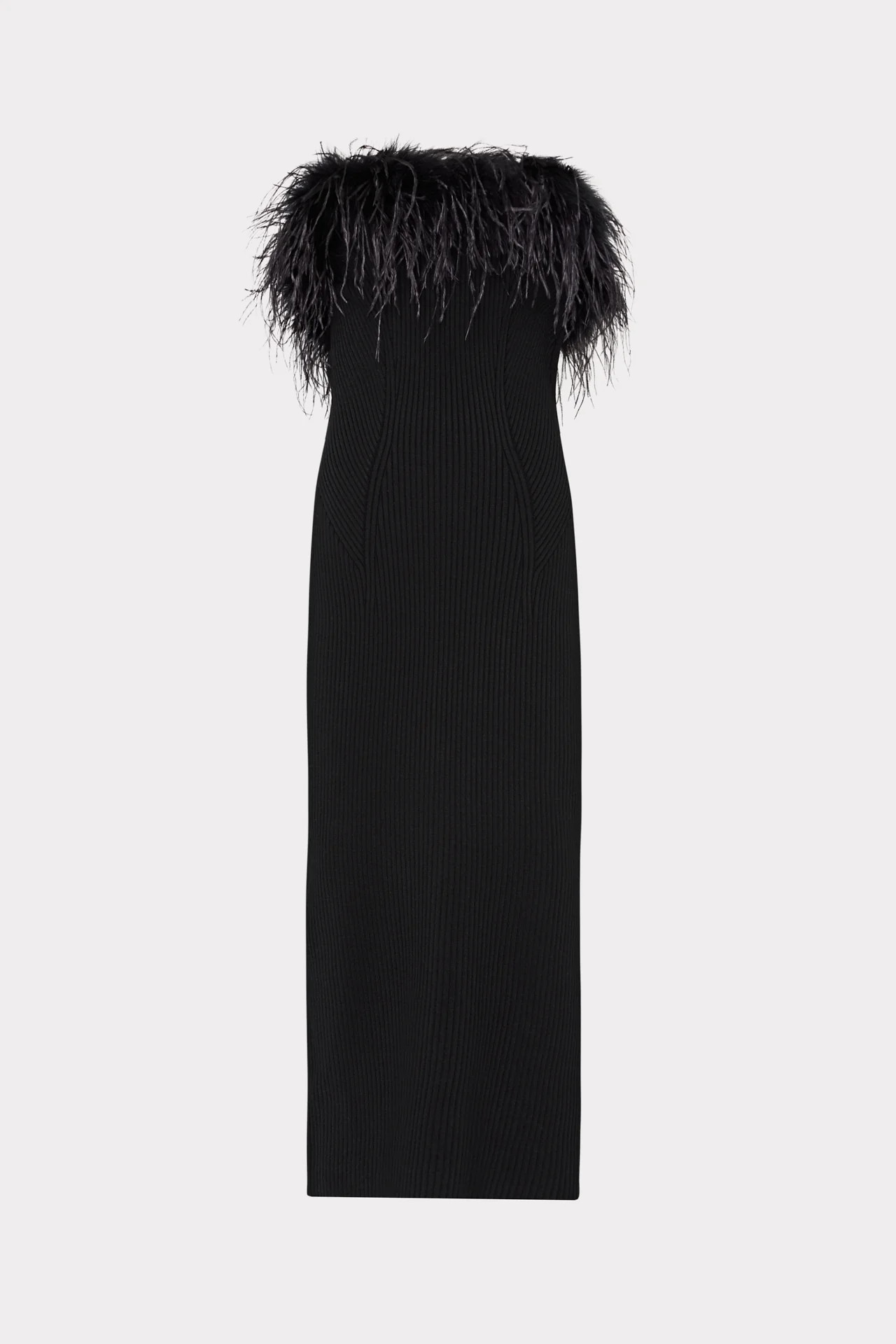 Robena Feather Embellished Midi Dress | MILLY