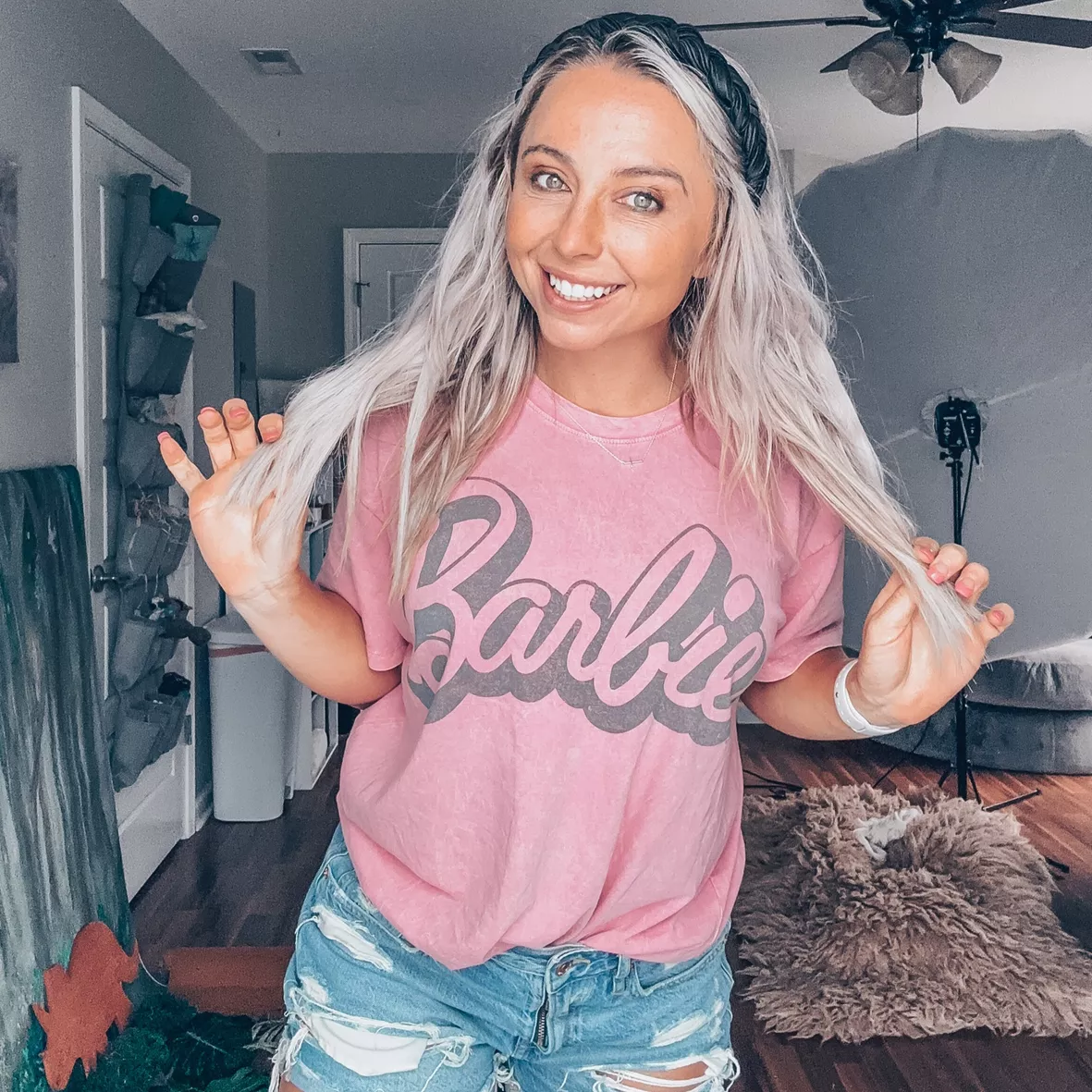 Oversized Barbie Graphic Tee curated on LTK
