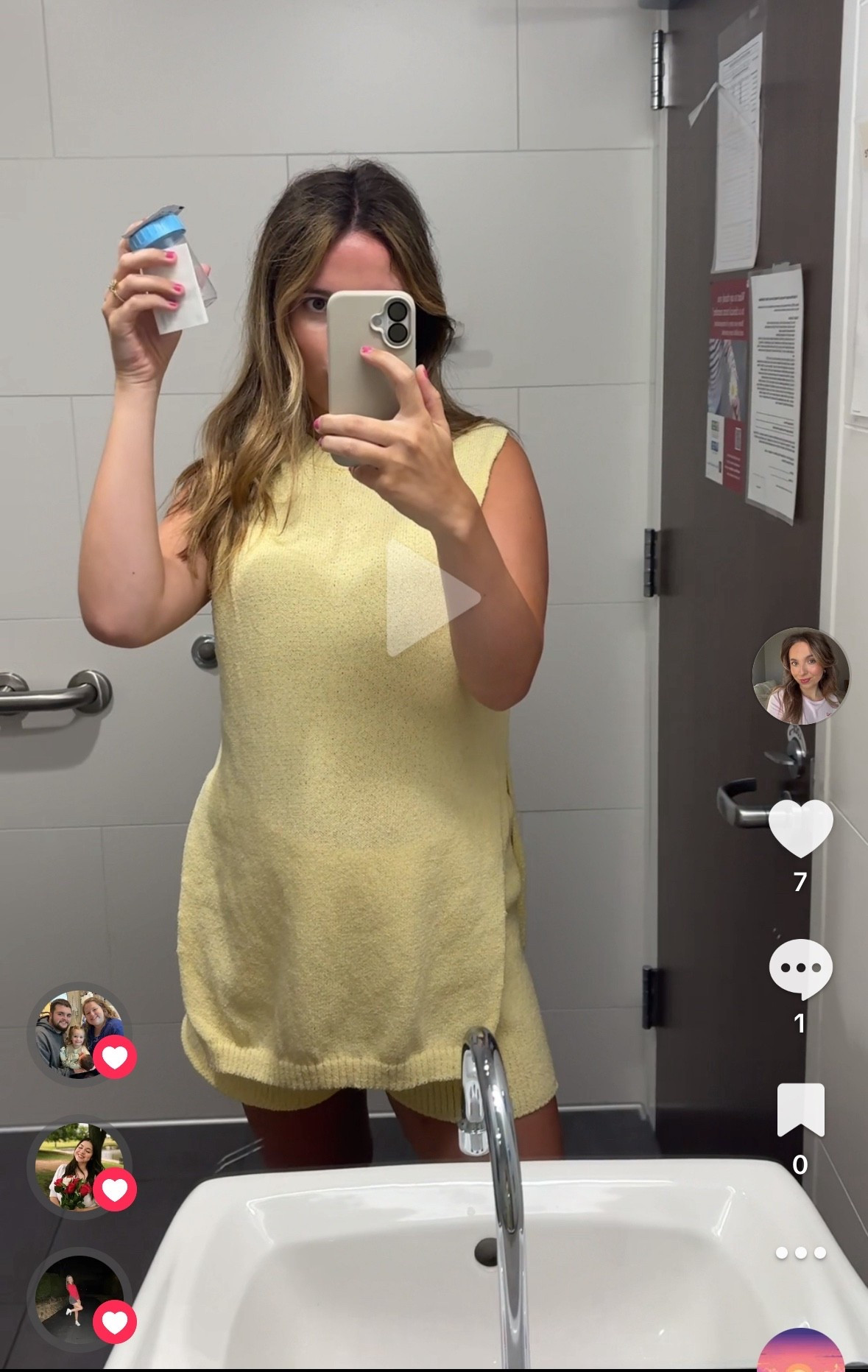 Amazon two piece knit set, perfect for the growing bump. I am pictured in a size Medium which is my true pre-pregnancy size. Lots of stretch and top is very oversized! 

#LTKStyleTip #LTKFindsUnder50 #LTKBump