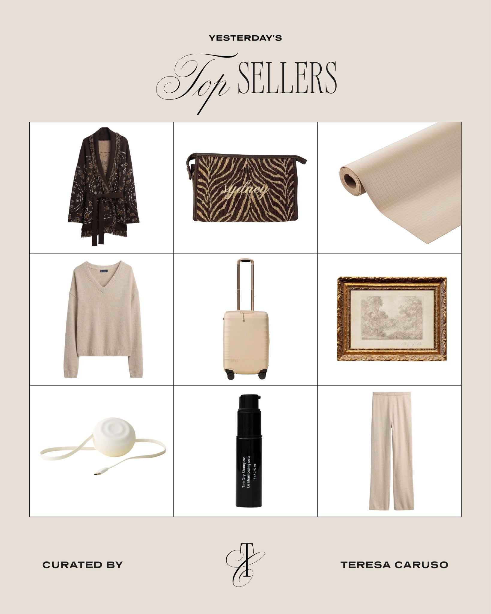 Yesterday’s top sellers