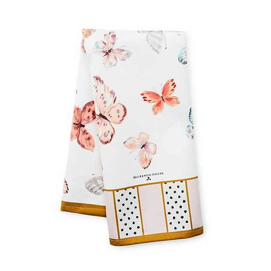 Butterfly Hill Dish Towel | MacKenzie-Childs