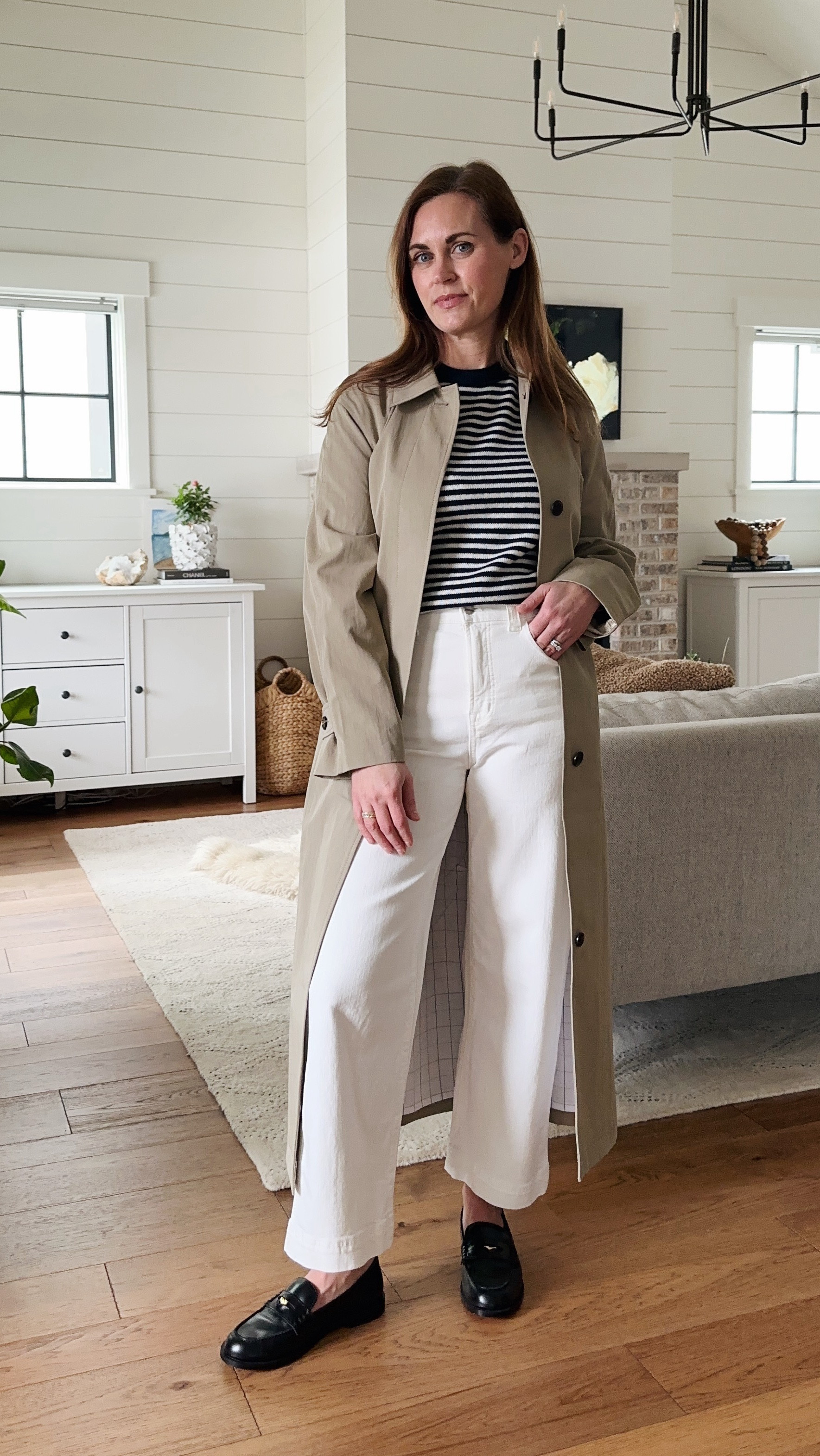 Jeans size 25
Shoes I went down a half size
Striped sweater short sleeve size XS
Striped sweater cardigan size XS
Short sleeve white blouse size small
Long sleeve white blouse size XS
Trench size xxs
All items are #gifted
#ad @madewell #madewell #madewellpartner


#LTKStyleTip #LTKSeasonal #LTKOver40