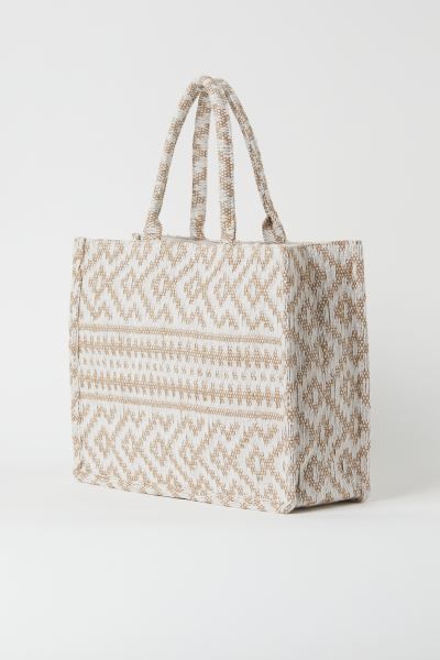 White/beige-patterned | H&M (US)