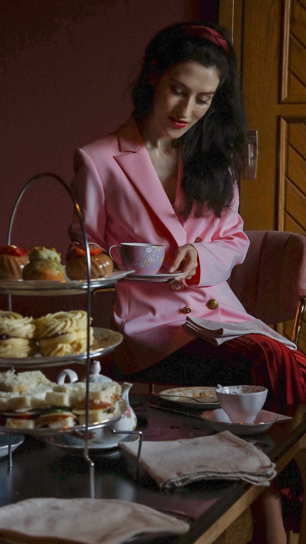 Fall afternoon tea outfit, fall afternoon tea party, fall tea outfit, morning suit, Elegant fall outfits, elegant midi dresses, audits elegant, elegant outfit, elegant outfit classy, elegant church outfits, fall outfits skirt, fall skirt outfits, tea, scones, tea sandwiches, tier stand, tea cup, teapot, porcelain 

#LTKSeasonal #LTKHome #LTKParties