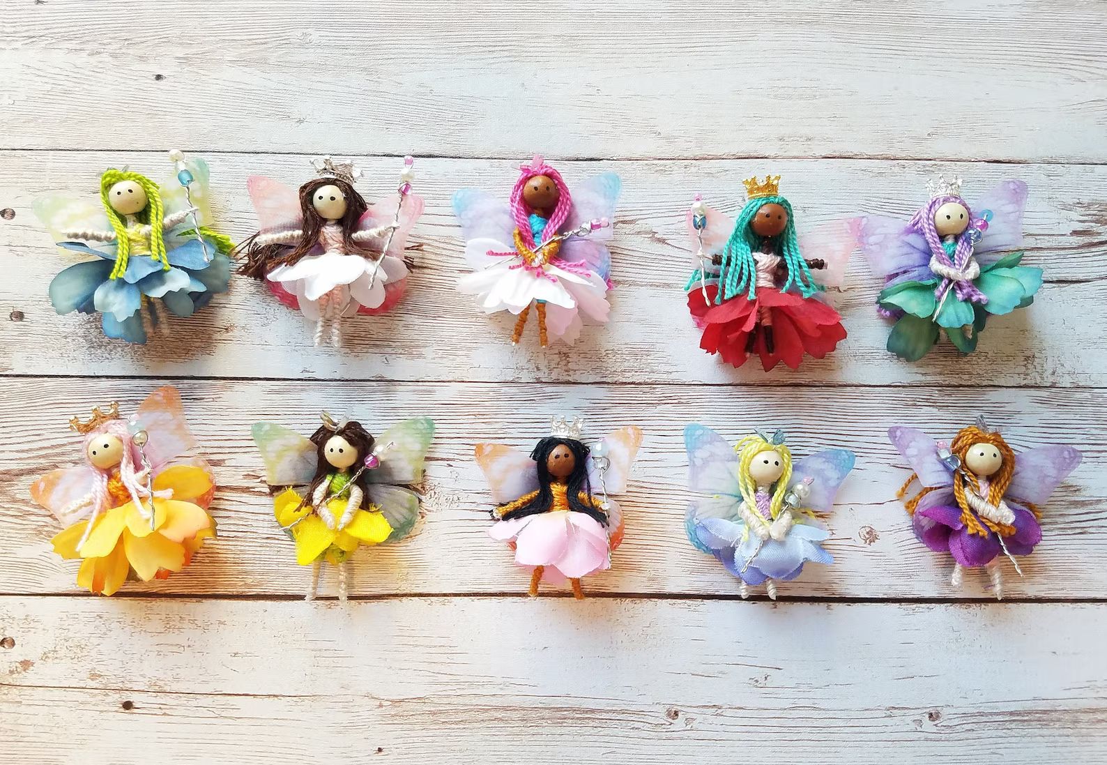 Fairy Doll Mini Handmade Fairy Doll Miniature Fairy Fairy - Etsy | Etsy (US)