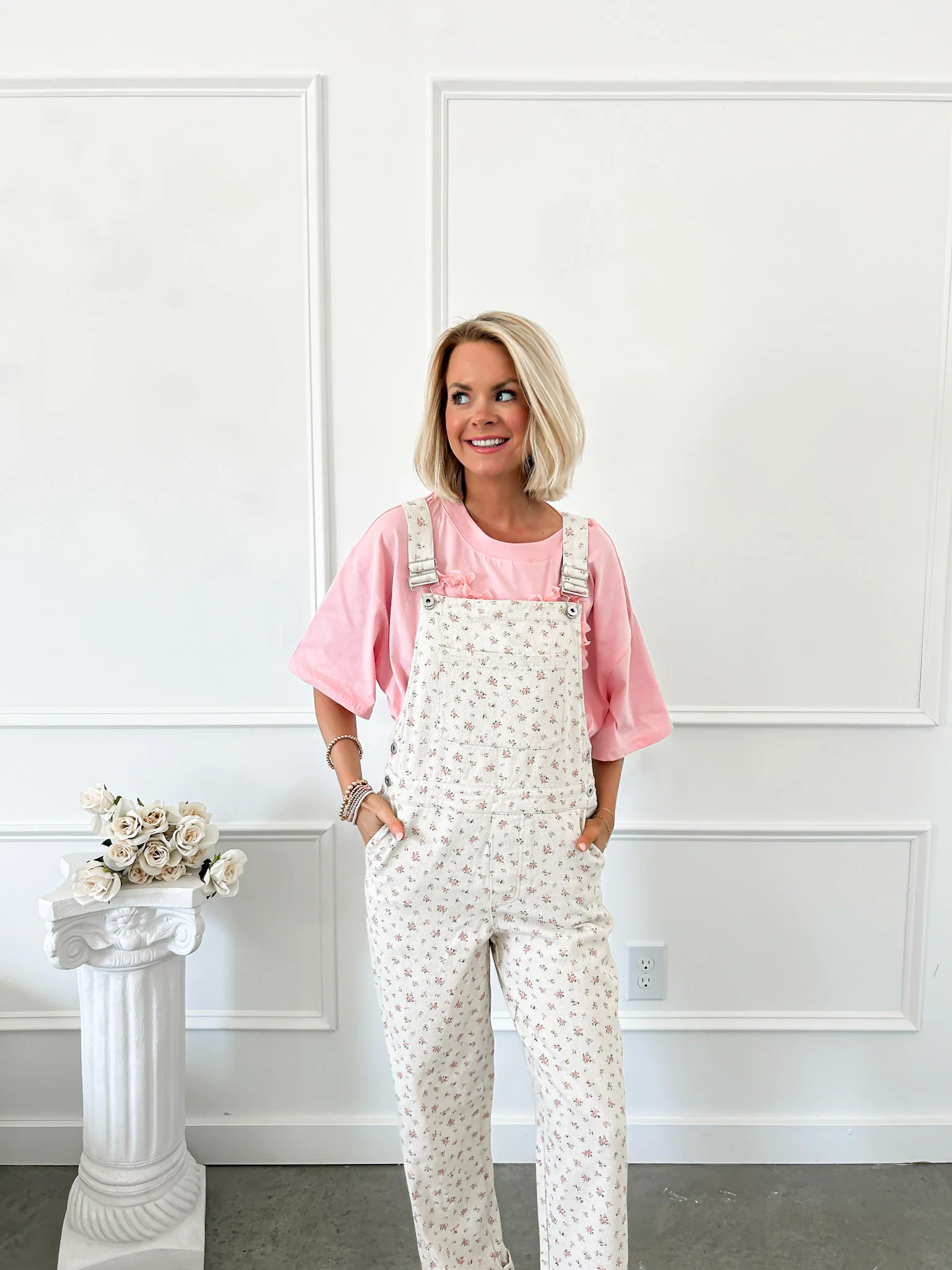 In With The New Floral Overalls | Flourish in Frills