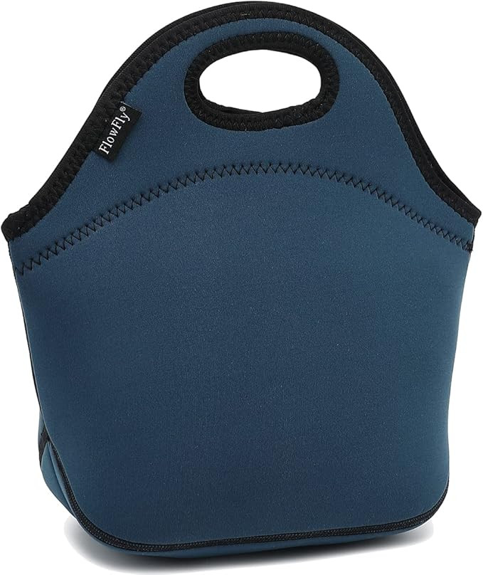 FlowFly Neoprene Kids Lunch box Insulated Soft Bag Mini Cooler Thermal Meal Tote Kit for Boys, Gi... | Amazon (US)