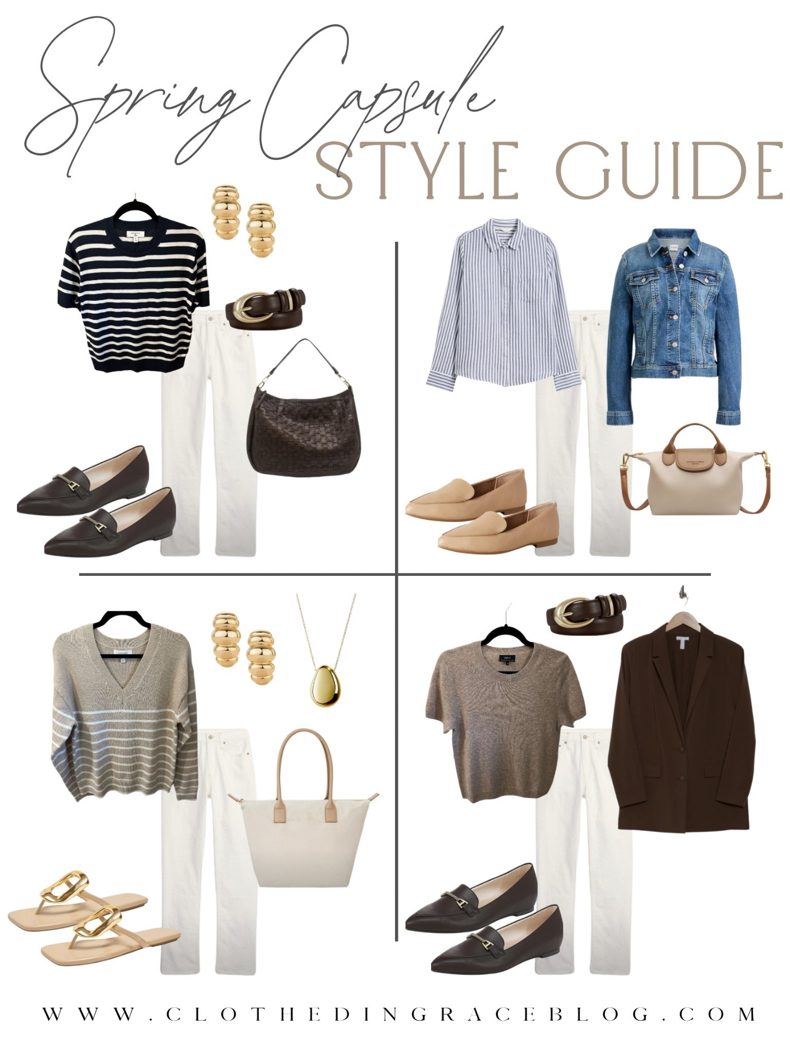 Spring Capsule Style Guide - White Jeans 


#LTKFindsUnder50 #LTKStyleTip #LTKFindsUnder100