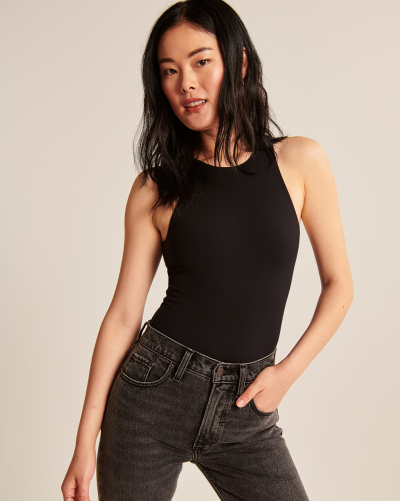 Double-Layered Seamless Fabric Scuba Bodysuit | Abercrombie & Fitch (US)