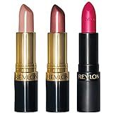 Lipstick Set by Revlon, Super Lustrous 3 Piece Gift Set, High Impact, Multi-Finish in Cream, Pear... | Amazon (US)