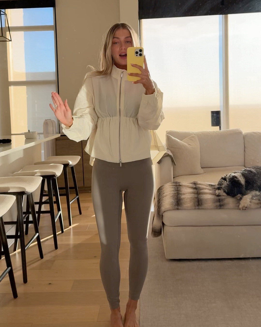 I’m making this jacket my entire personality this fall 🐻🍂☁️🫶🏼 @lululemon #lululemoncreator #ad