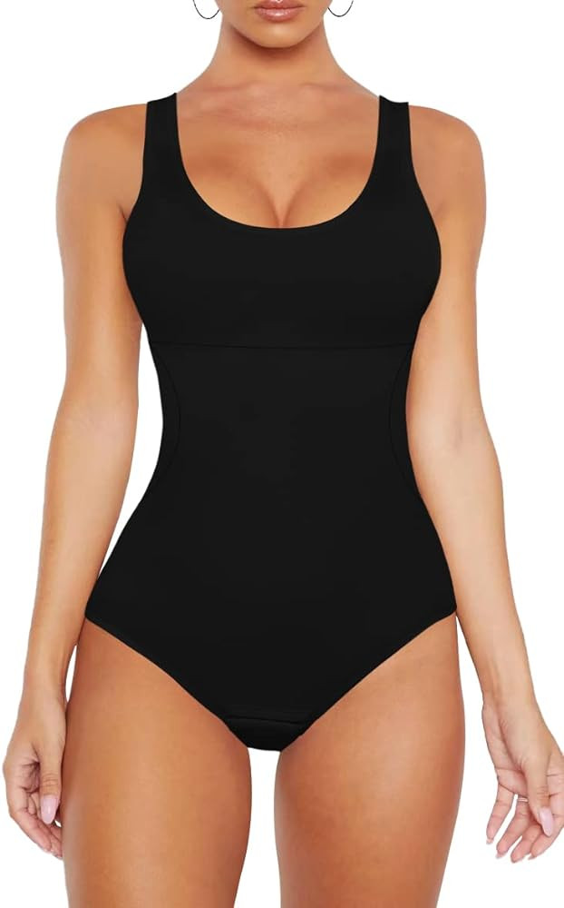 VVX Bodysuit for Women - Tummy Control Seamless Tops Compression Butt Lifting Shapewear Bodysuits | Amazon (US)