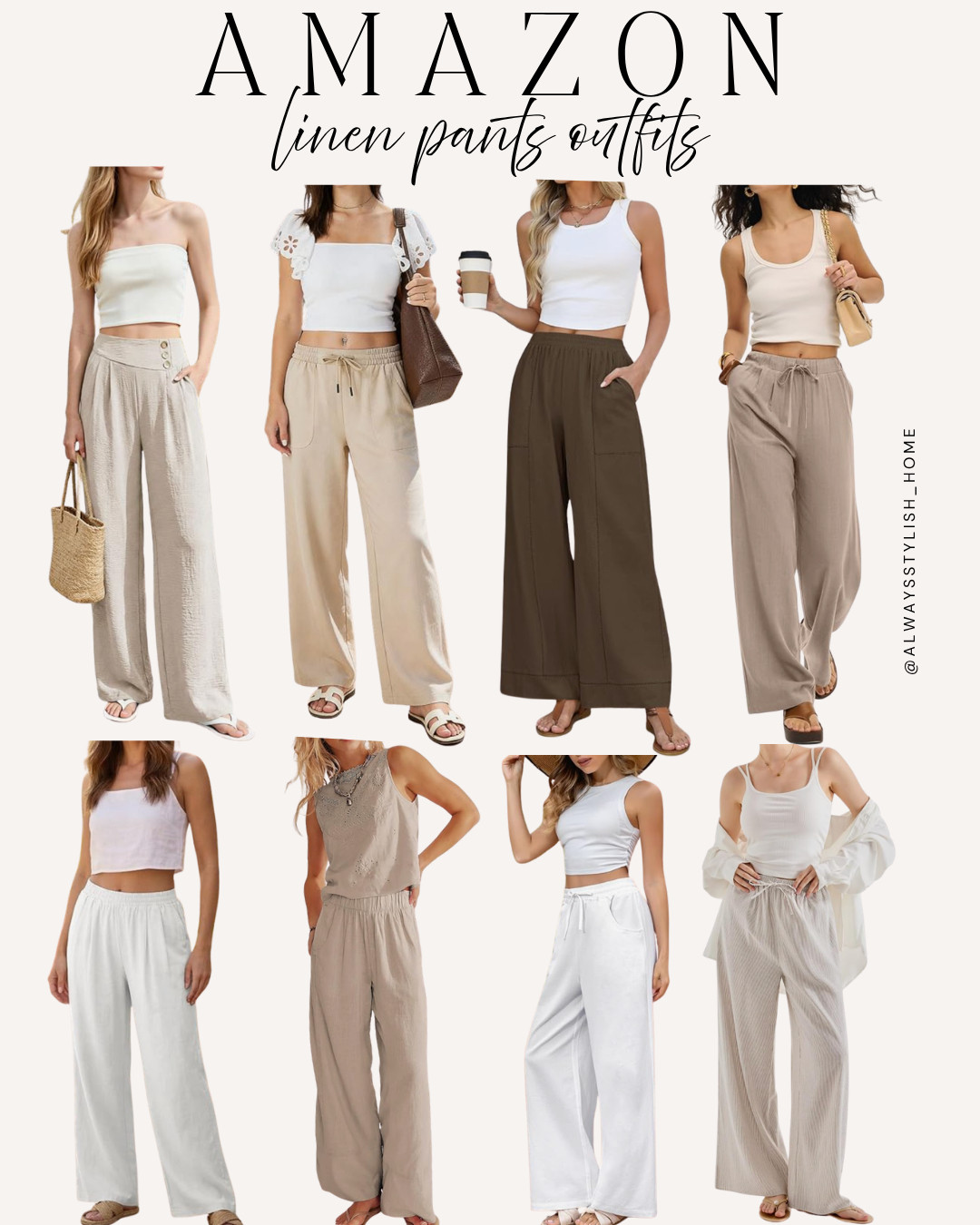 amazon linen pants, amazon linen outfits, summer capsule wardrobe finds, summer outfit ideas, amazon linen pants 

 #LTKootd #LTKSeasonal #LTKSaleAlert