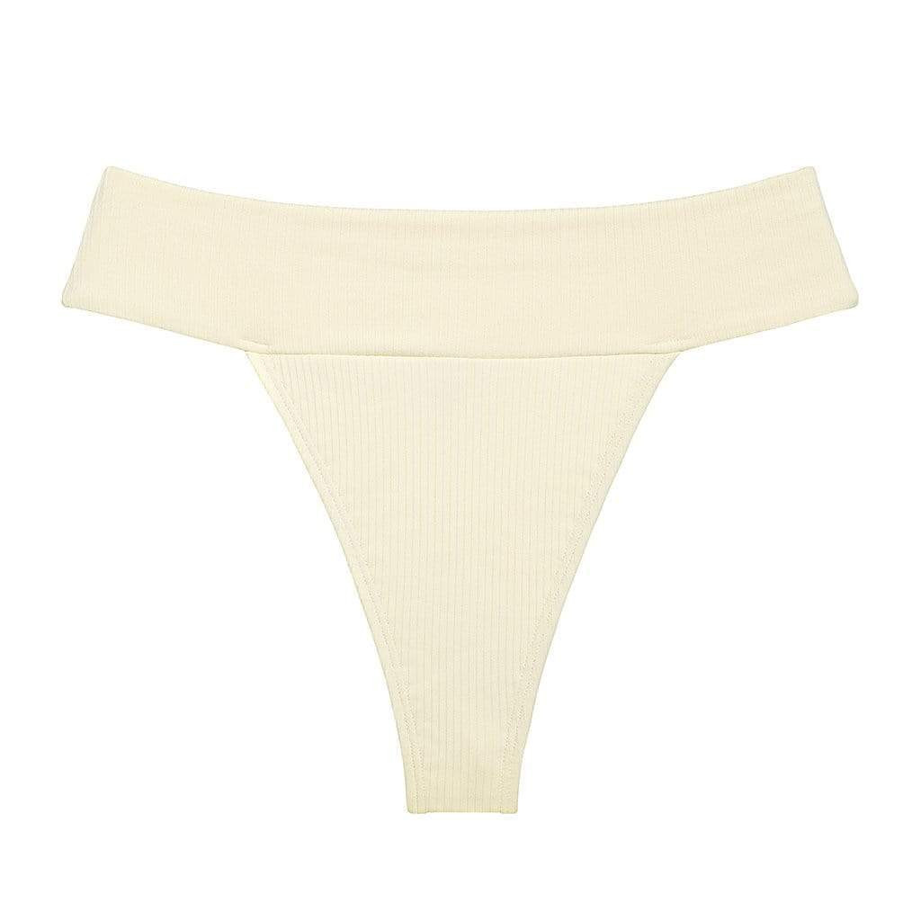Cream Rib Tamarindo Bikini bottom | Montce