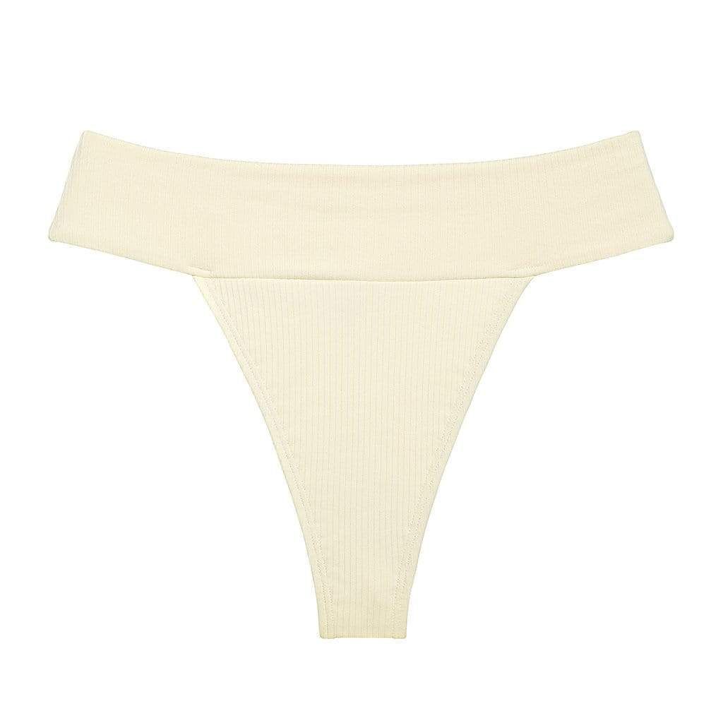 Cream Rib Tamarindo Bikini bottom | Montce