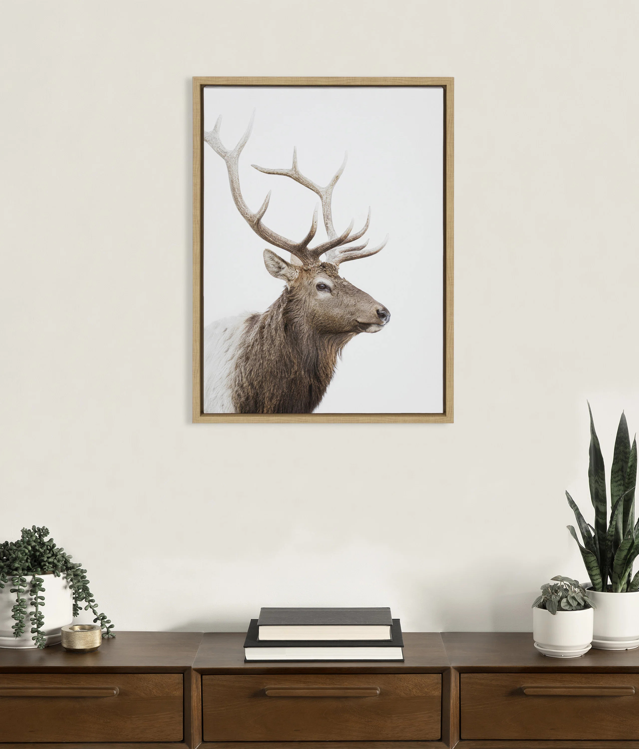 " Stag Profile 18x24 V FC " by Amy Peterson Art Studio | Wayfair North America