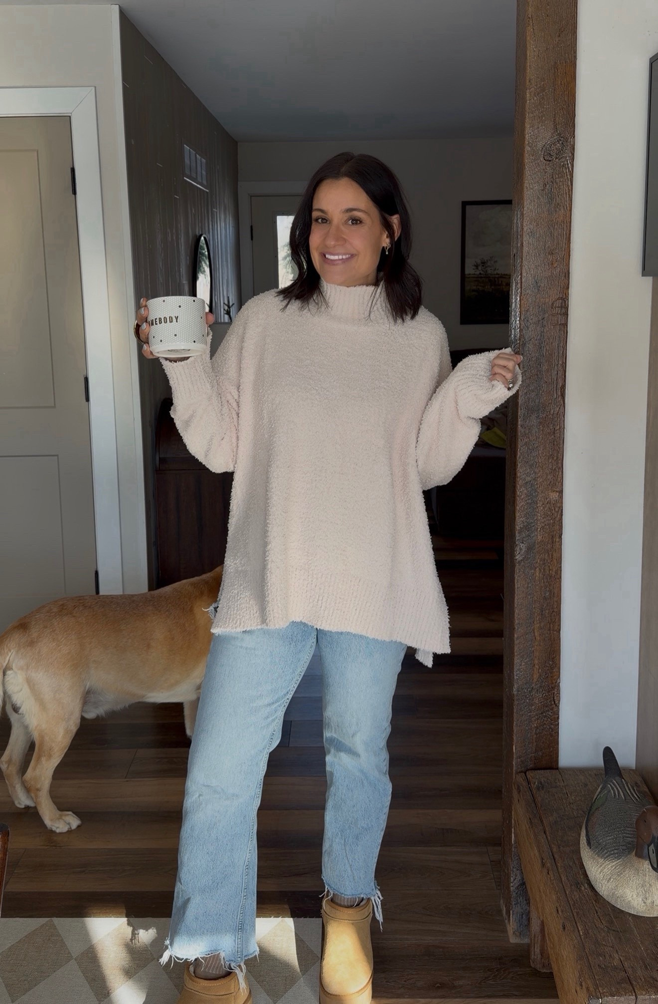 The coziest, softest, warmest Amazon sweater. It’s giving barefoot dream vibes! 

#LTKootd #LTKmomlife #LTKgrwm