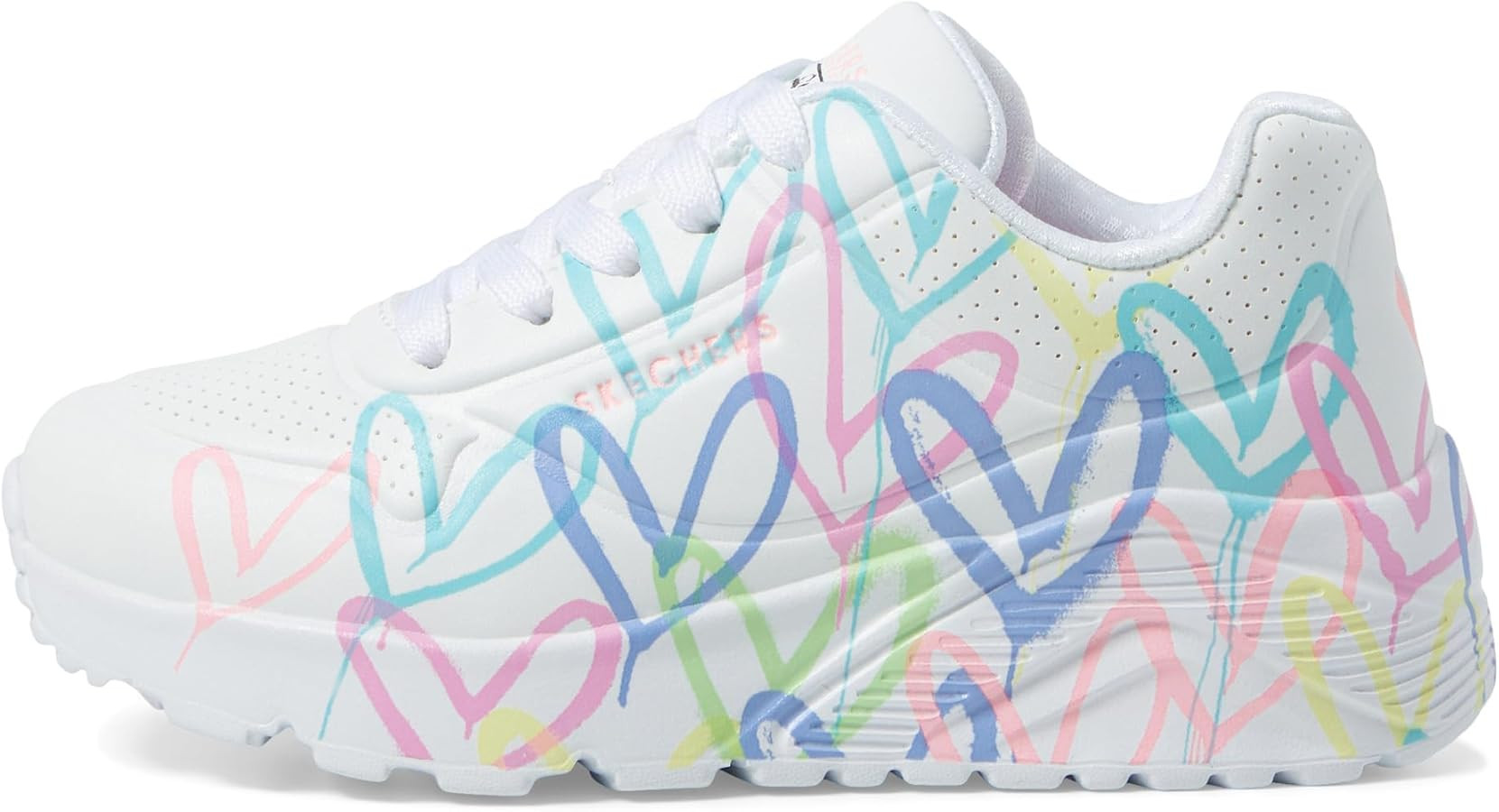 Skechers Girl's Uno Lite-Spread The Love Sneaker | Amazon (US)