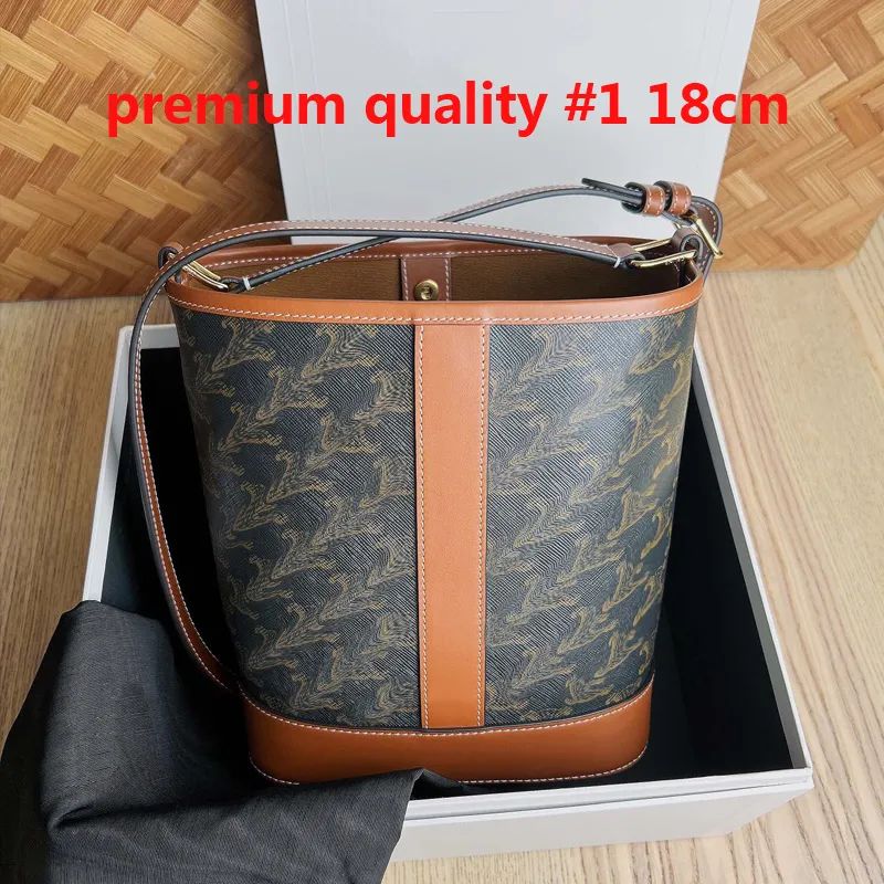 High quality Luxury the leather bucket bag Womens men Designer classic Drawstring shoulder fashio... | DHGate