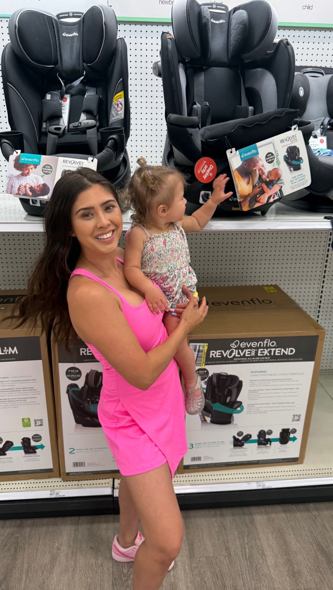 #Ad Babies grow fast and somehow we're always upgrading baby gear before we're ready 🥹 @Target's Spring Car Seat Trade-In event is back 4/19-5/2 - bring in your old car seat to recycle and get 20% off a new car seat, stroller, or travel system. ♻️🛒 

We got our @Evenflo Revolve360 Slim last year and still love it, especially the 360 rotation and slim fit. ⭐️ If you know an upgrade is coming soon, this is the perfect time to plan ahead and save! ❤️ 
#TargetPartner #TargetBaby #Target #EvenfloBaby

#LTKmomlife #LTKBaby #LTKSaleAlert