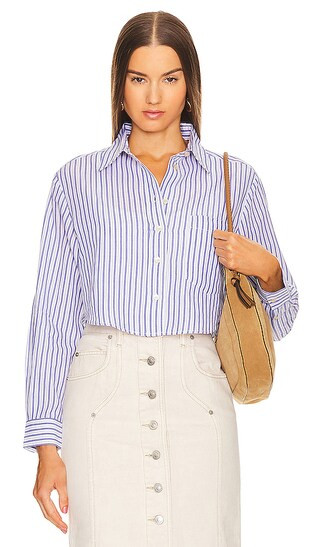 Eliora Shirt in Azure | Revolve Clothing (Global)