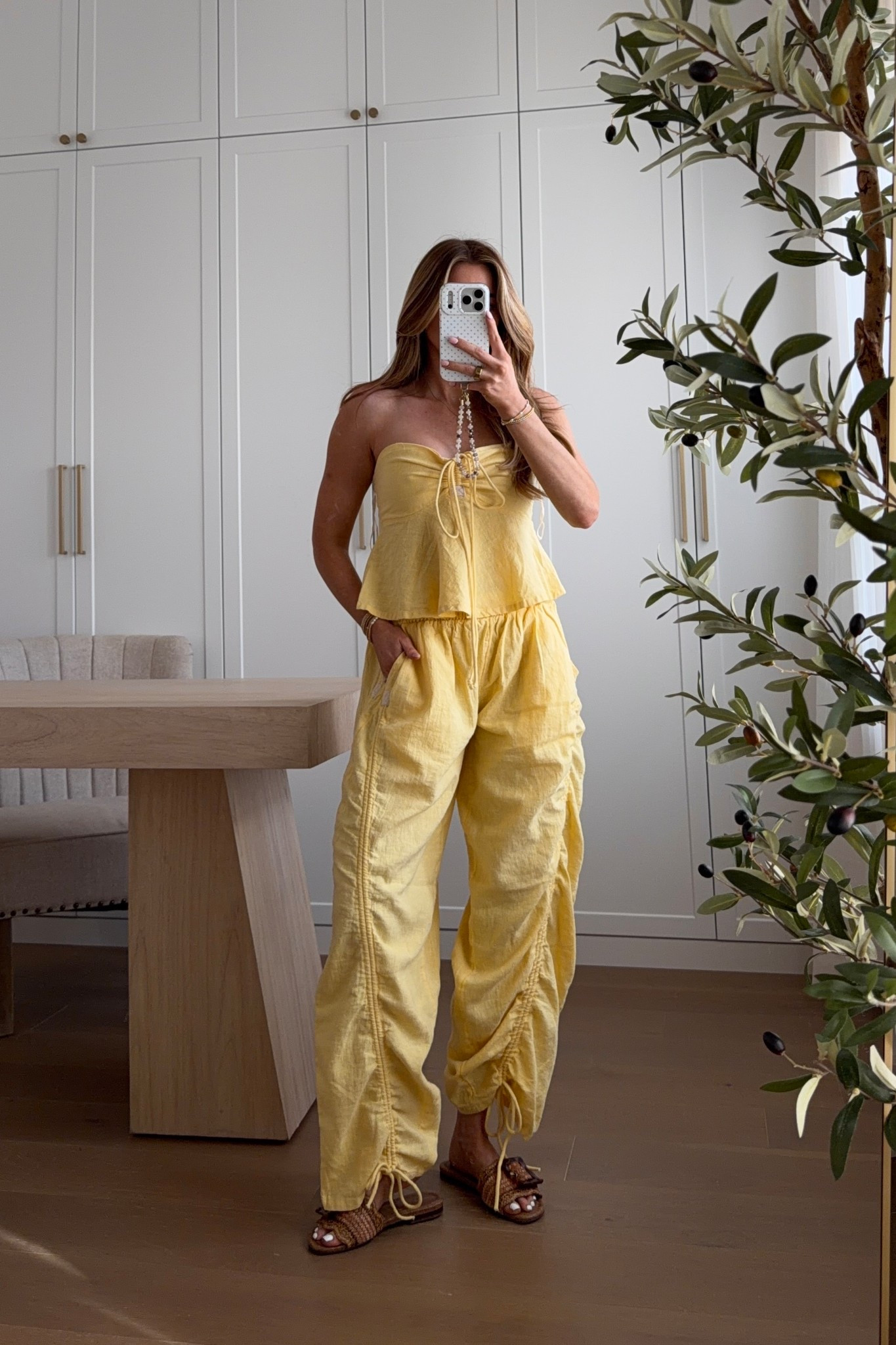 wearing an xs in this comfy yellow set!