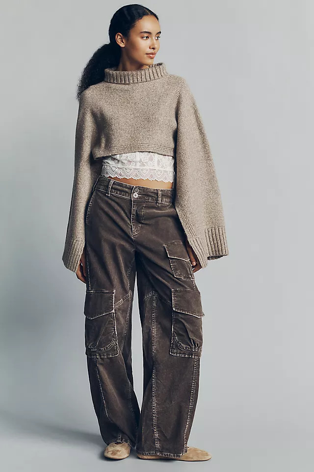 Funnel-Neck Cropped Shrug | Anthropologie (US)