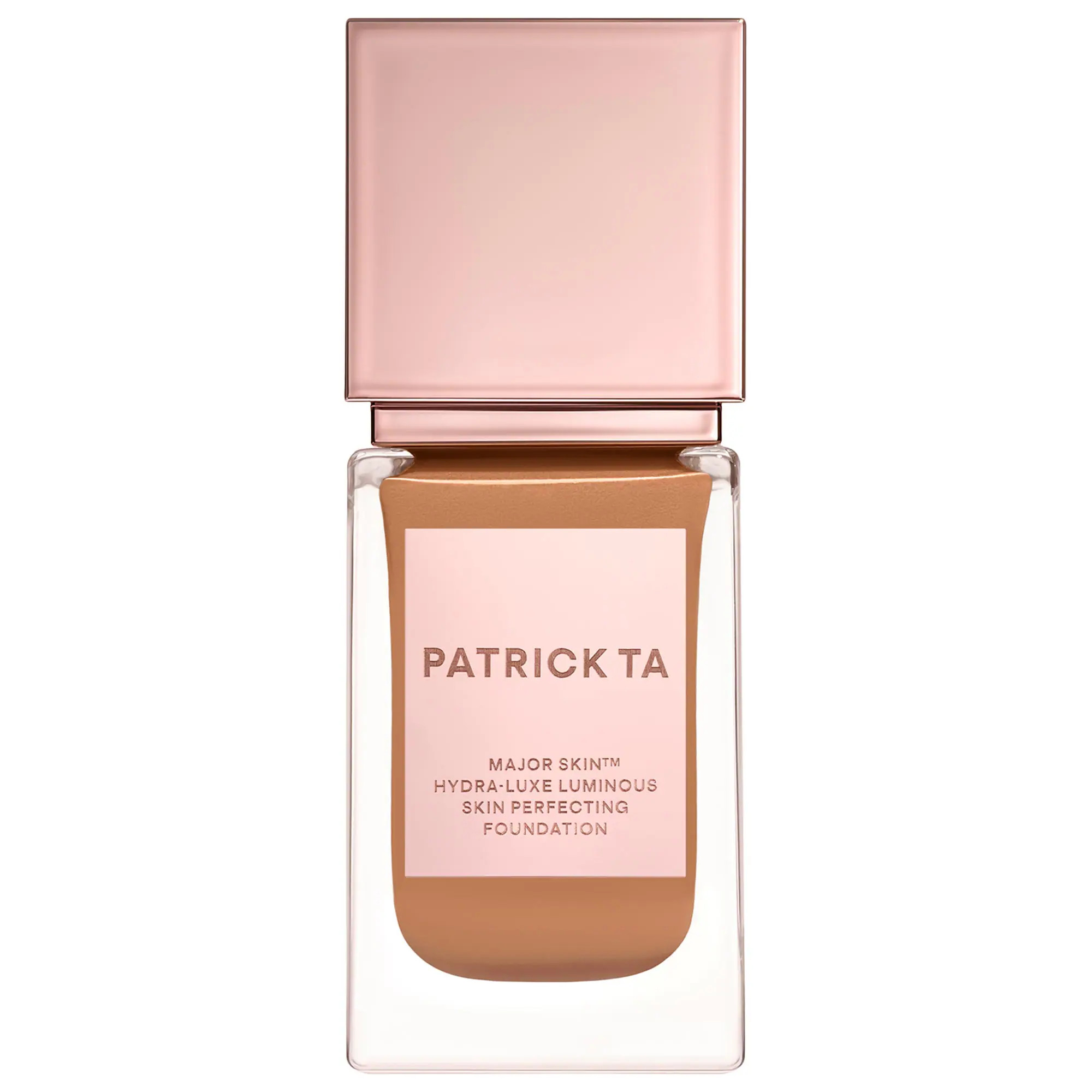 PATRICK TA Major Skin Hydra-Luxe Luminous Skin Perfecting Foundation For Natural Glow 16 Peachy Neutral 1 oz / 30 mL | Sephora (US)
