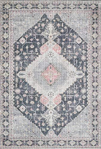 Loloi II Skye Collection SKY-02 Charcoal / Multi, Traditional 2'-6" x 7'-6" Runner | Amazon (US)