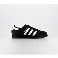 Adidas Superstar Trainers Black White | OFFICE London (UK)