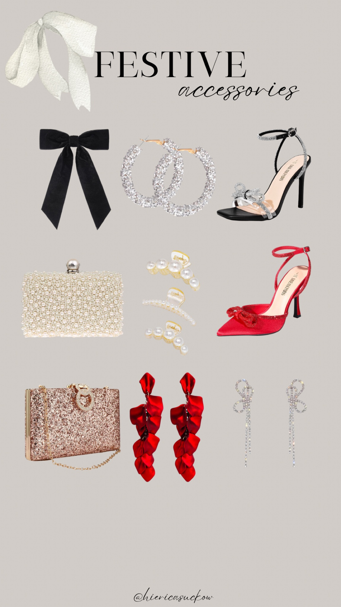 It’s time to spice up your holiday look this year 👀 .

Holiday accessories, holiday party accessories, Christmas party accessories, Christmas accessories from Amazon, sequin accessories, winter wedding guest accessories

#LTKGiftGuide #LTKsalealert #LTKHoliday