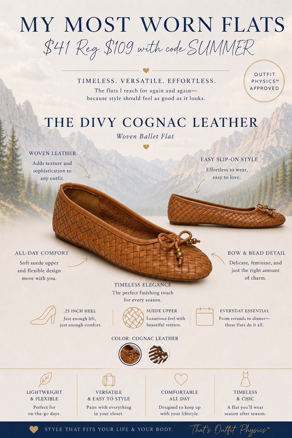 ✨Tap the bell, save and ❤️ start here over 40 fashion, midlife style, midsize fashion and luxury looks for less.  

My most worn flats are now $41 (reg. $109!) with code SUMMER 🤎 Woven, comfy and the pair I reach for over and over. Run. 

👑 Helping you look good, feel good.-Lindsey Denver   Check back daily for belly-friendly style, confidence, and Outfit Physics™.

#LTKOver40 #LTKMidsize #LTKPlusSize