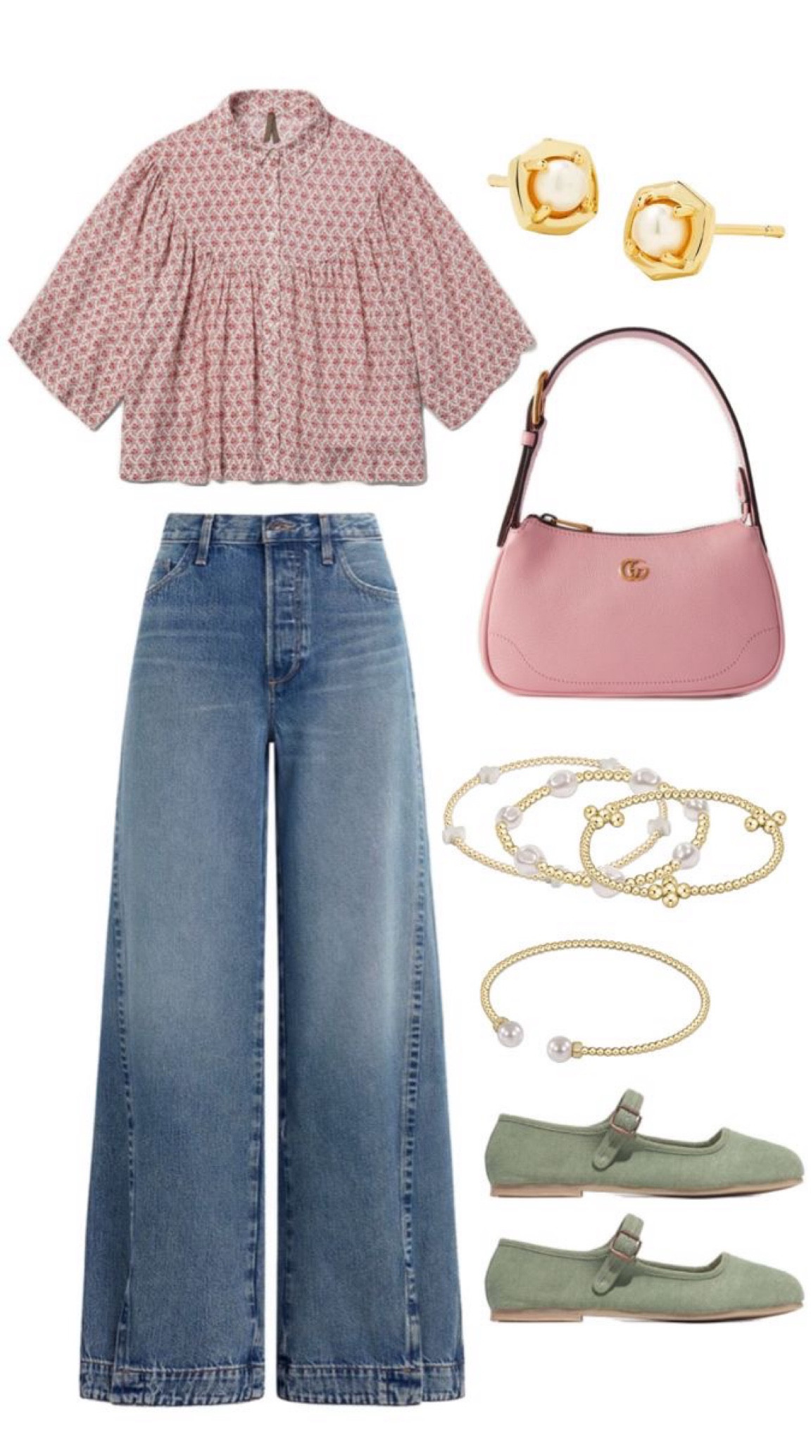 Pink outfit, gold jewelry, ballet flats, preppy outfitts


Small lot juniper ballet flats & Bracelets are all enewton!! 

#LTKWorkwear #LTKStyleTip #LTKU