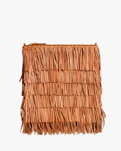 Fringe Clutch w/ Tabs | Clare V.