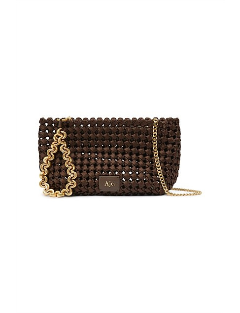 Aje Carter Woven Clutch | David Jones | David Jones (Australia & New Zealand)