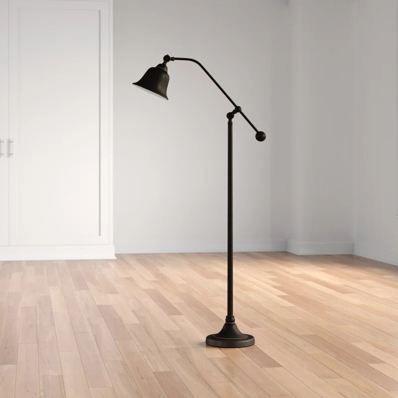 Totham Dark Bronze Task/Reading Floor Lamp | Wayfair North America