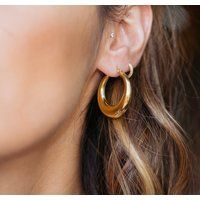 Gold Hoop Earrings Hoop Earrings Large Hoop Earrings Statement Earrings Hoops Silver Hoop Earrings Rose Gold Hoops Gift for Her | Etsy (US)