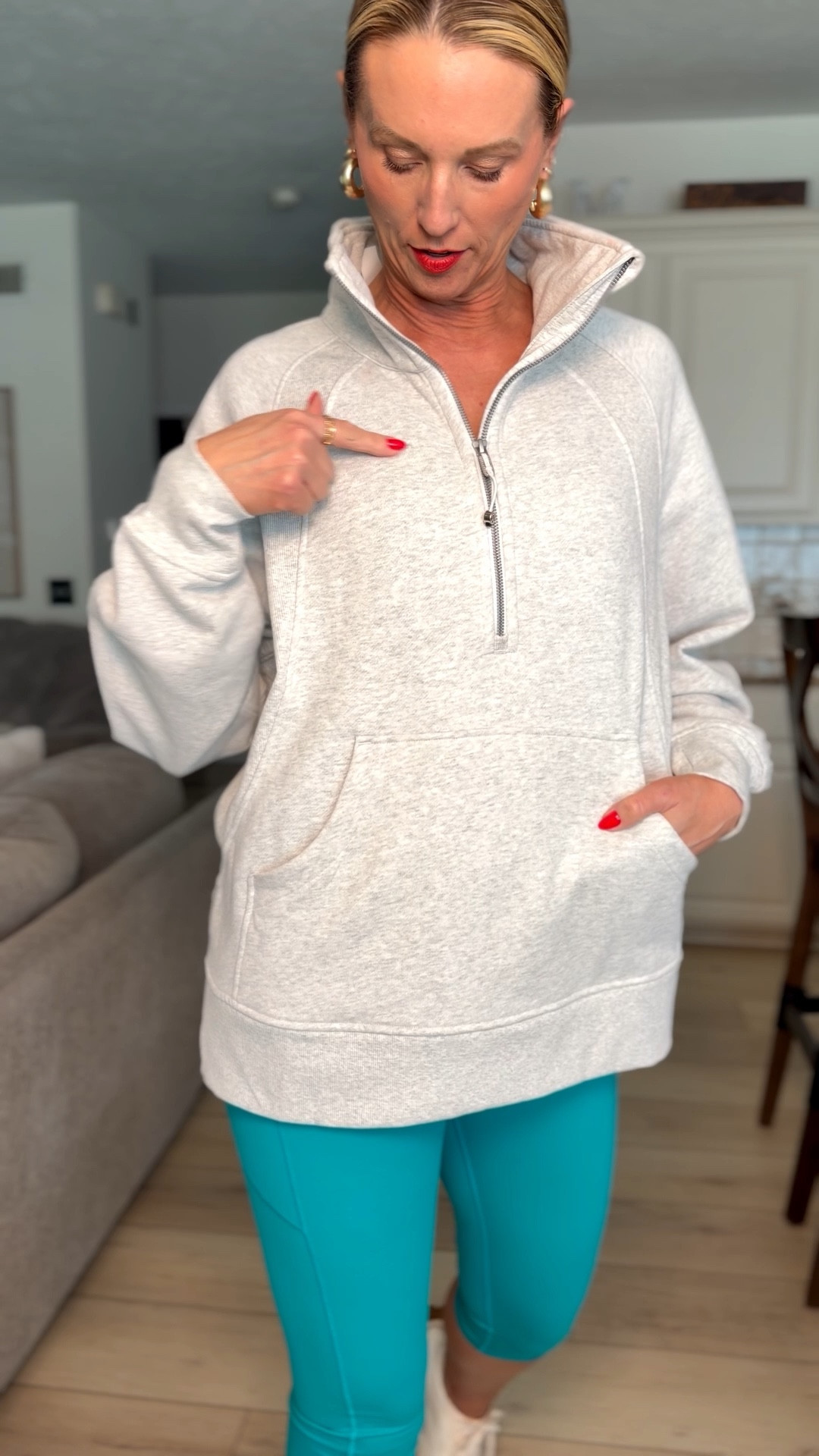 I get a size 8 in Lululemon jackets a M/L in th scubas 

#LTKOver40 #LTKTall #LTKmomlife
