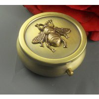 Pill Box, Pill Case, Vintage, Pillbox, Container, Holder, Box, Honey Bee, Queen, Bumble For Women Men Father Mother Her | Etsy (US)