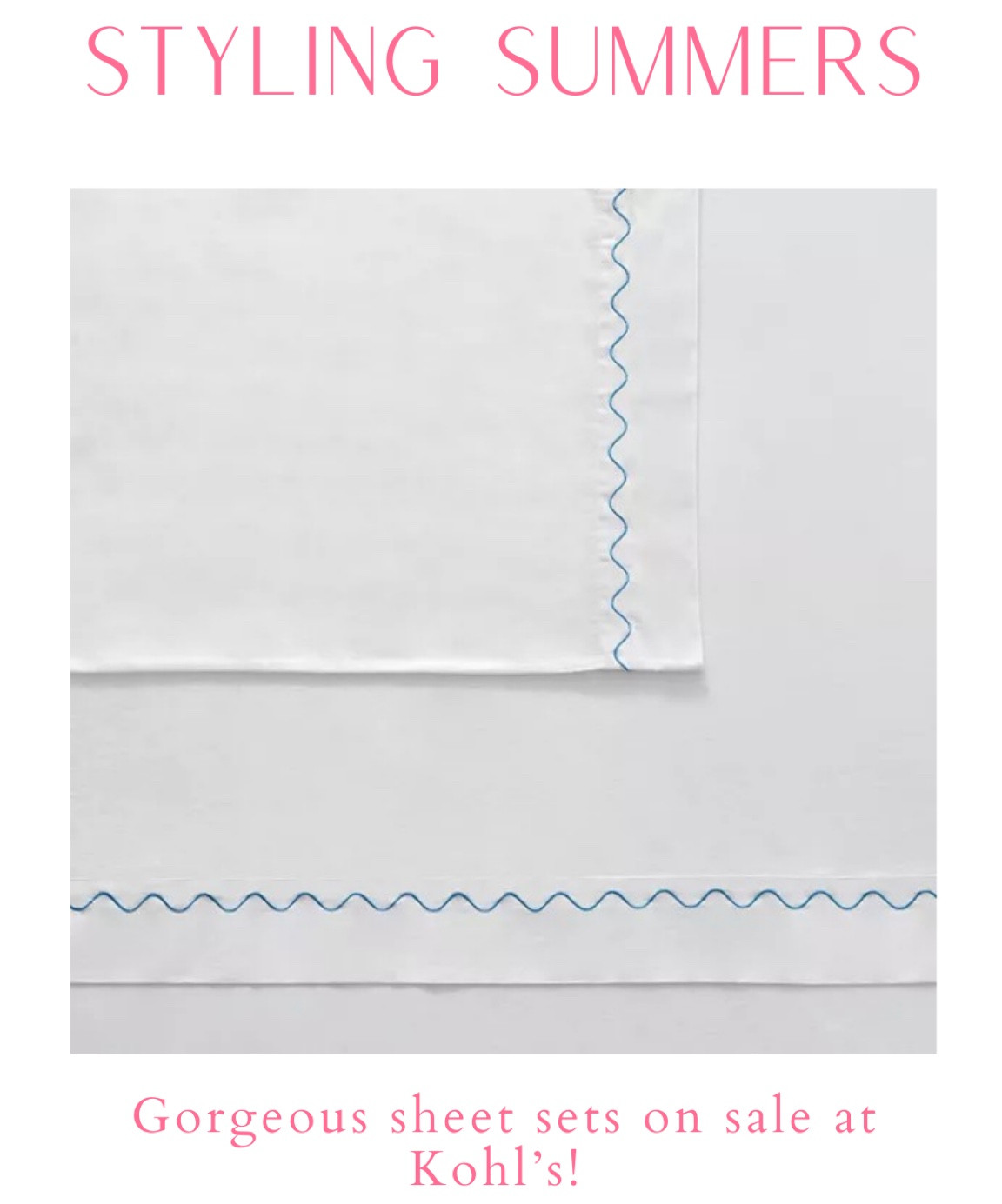 Love these sheets from kohls! On sale today! 

#LTKhome #LTKsalealert #LTKunder100