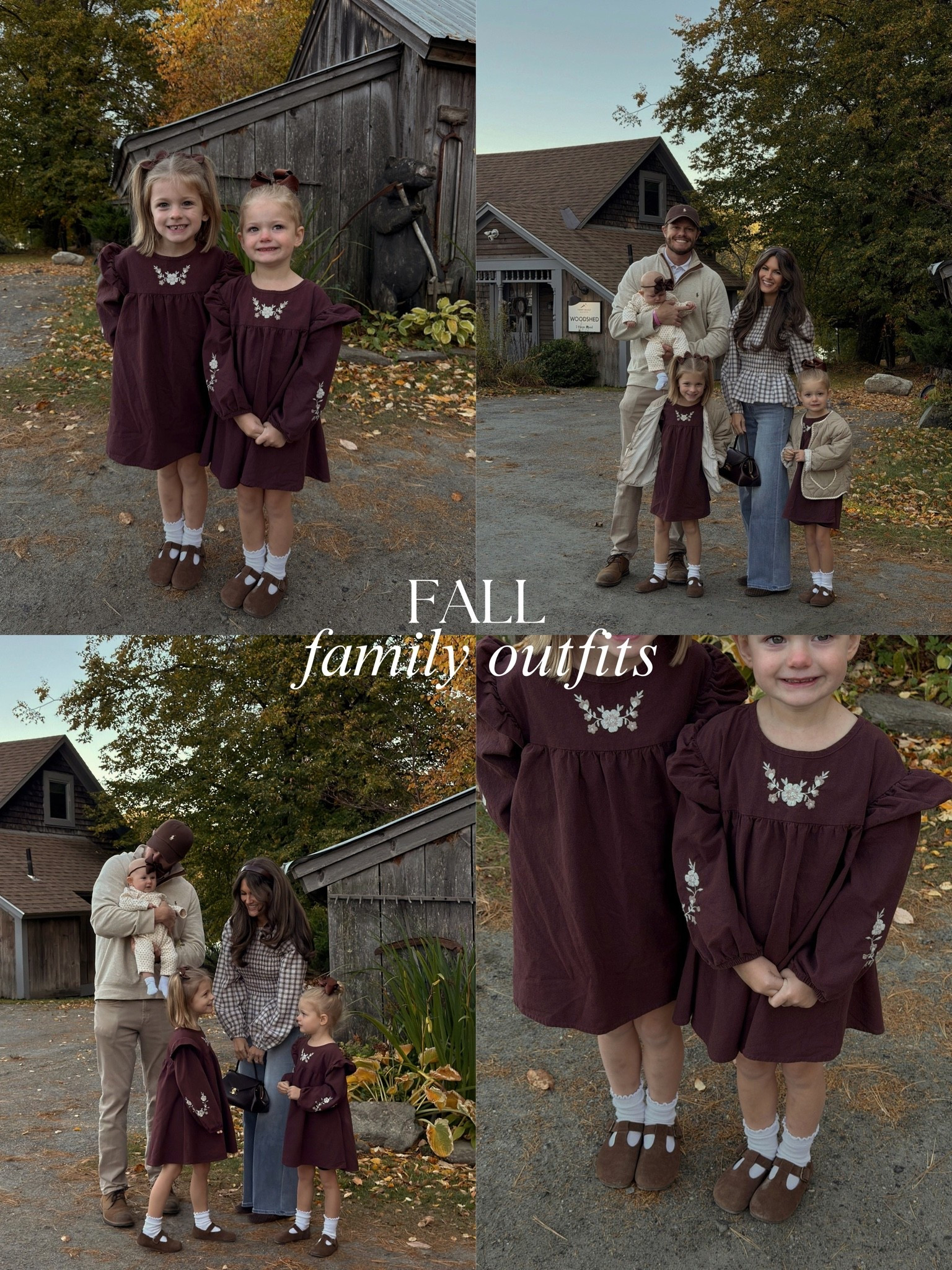 What we wore to dinner in Vermont! 🤎🍂