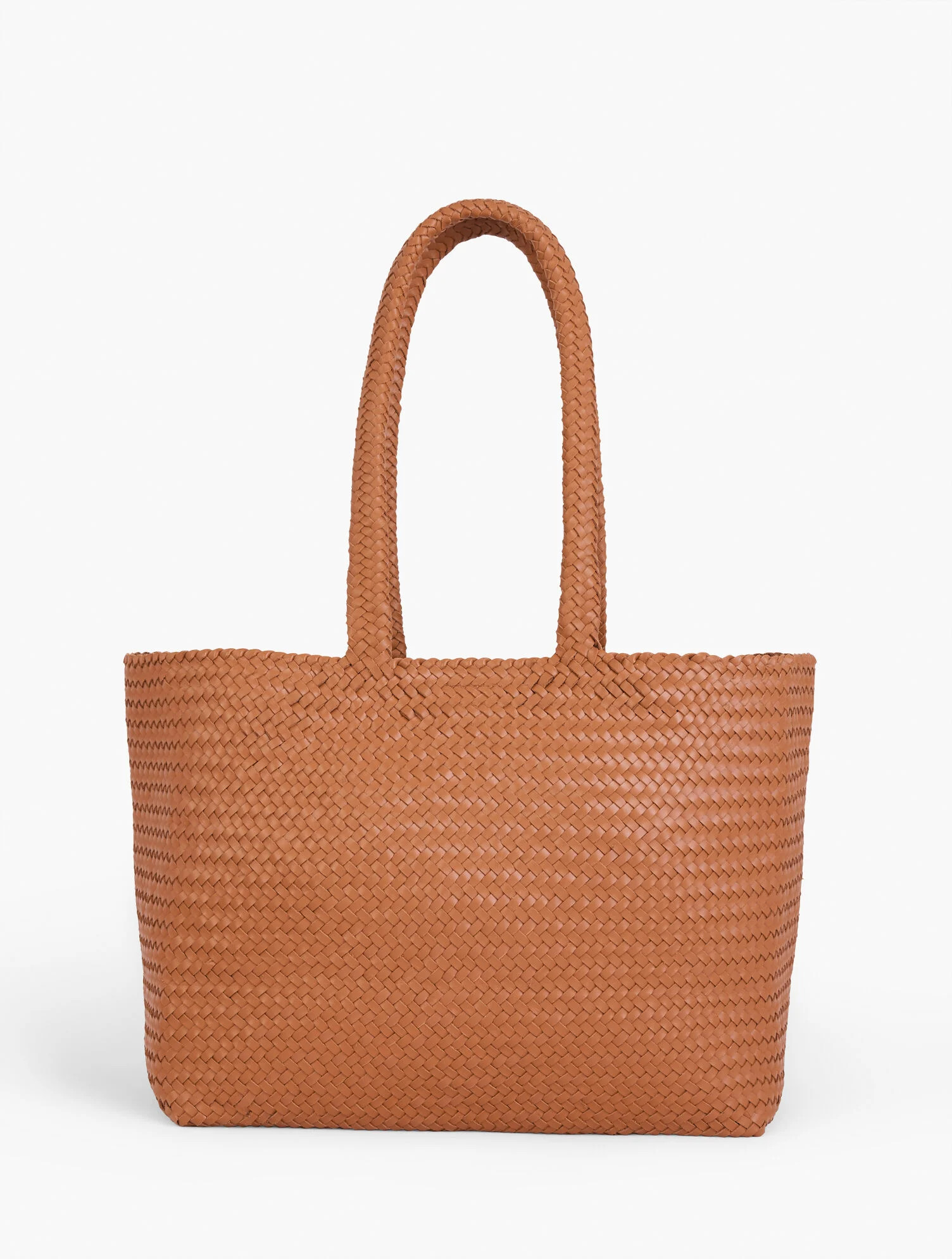 Woven Leather Tote | Talbots