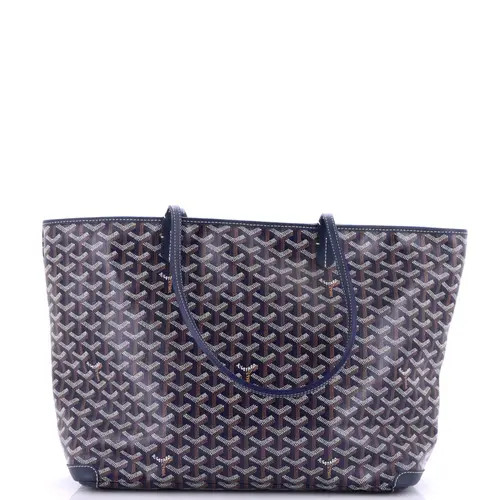 Pre-Owned Goyard Artois Tote Coated Canvas MM in Blue at Nordstrom, Size Medium | Nordstrom