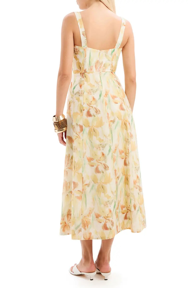 Bardot Adaline Floral Midi Dress | Nordstrom | Nordstrom