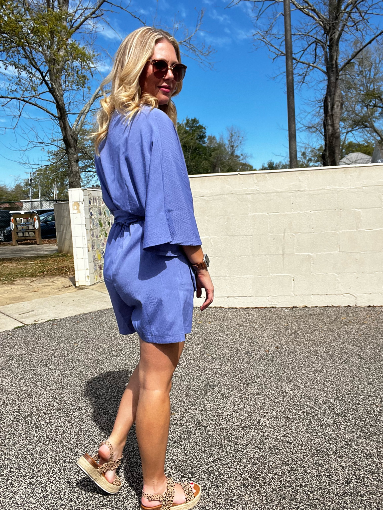 Purple romper, size small, fits tts
#spring 

#LTKFind #LTKstyletip #LTKunder100