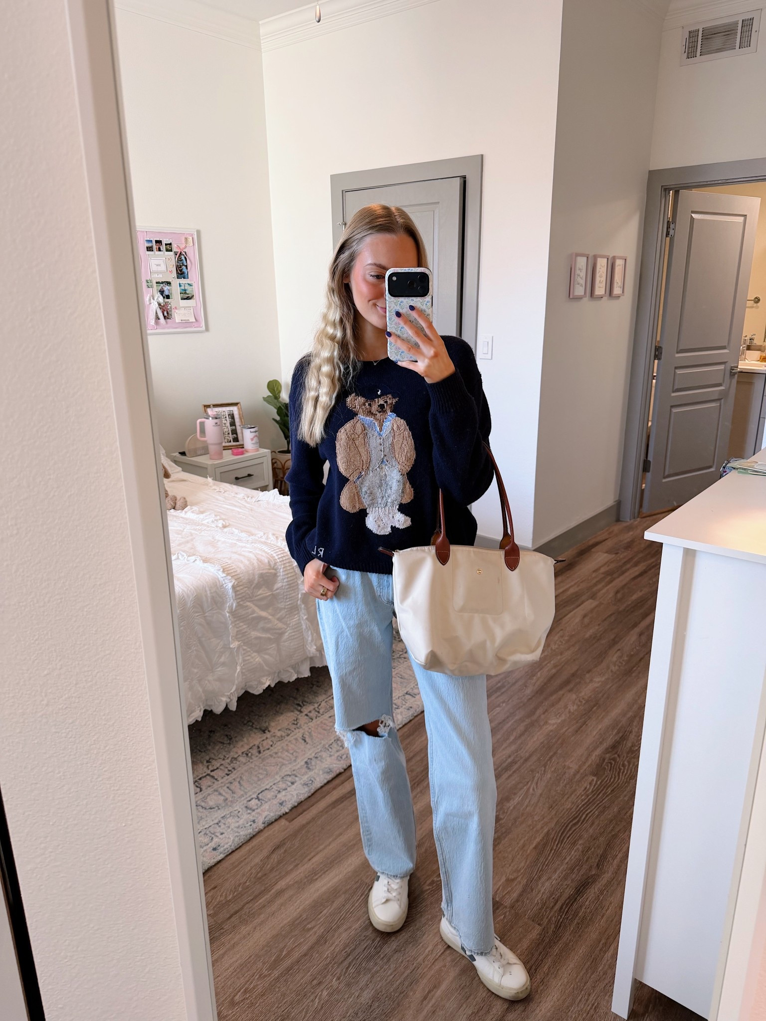 absolutely loveeee a Ralph Lauren polo bear sweater! 🧸

#LTKootd #LTKSeasonal #LTKWorkwear