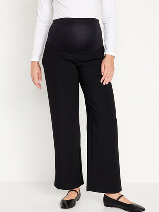 Maternity Full-Panel Taylor Trouser Pants | Old Navy (US)